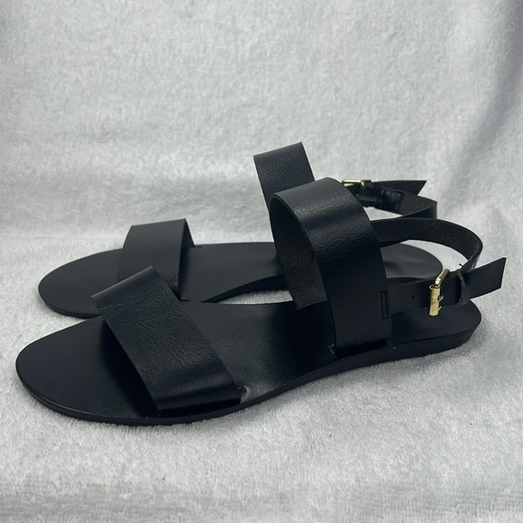 Old Navy ,Black Leather Women's Sandals - Picture 2 of 4